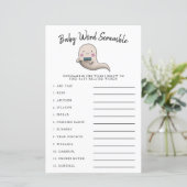 かわいい男の子幽霊ベビー単語スクランブルゲーム (スタンド正面)