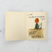 かわいい男の子誕生日 カード (内部)