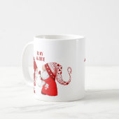 かわいい男の子&ガールバレンタイン格言ベミーバレンタイン コーヒーマグカップ (正面左)