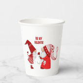 かわいい男の子&ガールバレンタイン格言ベミーバレンタイン 紙コップ (裏面)