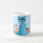 かわいい男の赤ちゃんおしゃぶり コーヒーマグカップ (中央)