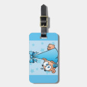 かわいい男の赤ちゃんおしゃぶり ラゲッジタグ (正面縦)