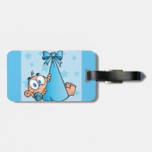 かわいい男の赤ちゃんおしゃぶり ラゲッジタグ (裏面横)