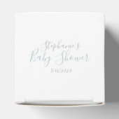 かわいい男の赤ちゃんと彼の携帯ベビーシャワー フェイバーボックス (上部)