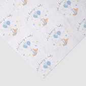 かわいい男の赤ちゃんキツネとバルーン 薄葉紙 (詳細)