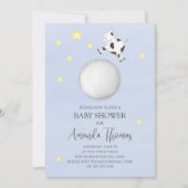 かわいい男の赤ちゃんシャワー子供部屋韻テンプレート 招待状 (正面)