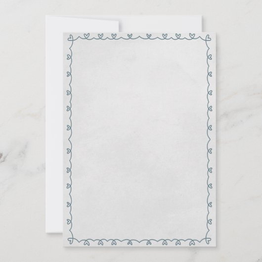 かわいい男の赤ちゃんゾウとバルーンウォーター色 招待状 (裏面)