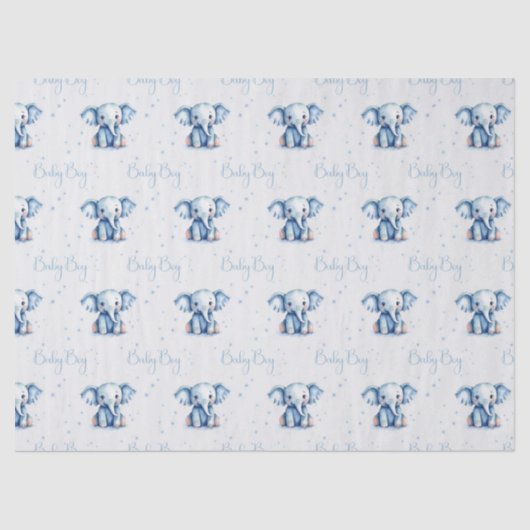 かわいい男の赤ちゃん 薄葉紙 (正面)