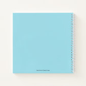 かわいい男女兼用アヒル赤ちゃんシャワーゲストブック ノートブック (裏面)