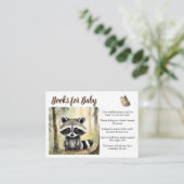 かわいい男女兼用アライグマベビー エンクロージャーカード (スタンド正面)