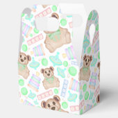 かわいい男女兼用テディベアベビー フェイバーボックス (オープン)