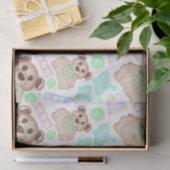 かわいい男女兼用テディベアベビー 薄葉紙 (ギフト)