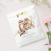 かわいい男女兼用フクロウ赤ちゃんシャワー フェイバーバッグ (封をした状態)