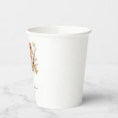 かわいい男女兼用フクロウ赤ちゃんシャワー 紙コップ (左)