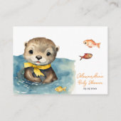 かわいい男女兼用ベビー本 エンクロージャーカード (裏面)