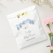 かわいい男女兼用冬のシロクマ赤ちゃんシャワー フェイバーバッグ (封をした状態)