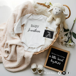 かわいい男女兼用妊娠のお知らせ シーズンカード