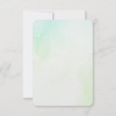 かわいい男女兼用赤ちゃんシャワーサンキューカード サンキューカード (裏面)