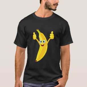 かわいい男性の女性ユーモアのグラフィックバナナ Tシャツ