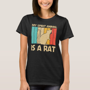 かわいい男性へネズミの女性マウスラットリバーラットペットロ Tシャツ