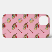 かわいい画家フクロウの漫画 Case-Mate iPhoneケース (裏面 (横))