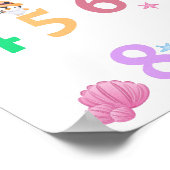 かわいい番号ベビー子供部屋ポスター |教育ポスター ポスター (角)