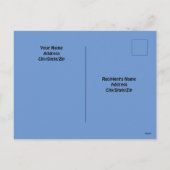 かわいい疲れた白犬と友達最高ののパパ シーズンポストカード (裏面)