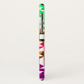 かわいい白いカラフルの幾何学模様 Case-Mate iPhoneケース (裏面/左)