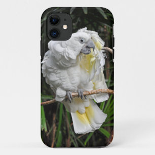 かわいい白いコッケティエル iPhone 11 ケース