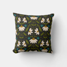 かわいい白いデイジー模様