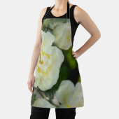 かわいい白いバラ前向きの エプロン (インサイチュ)