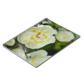 かわいい白いバラ前向きの ノートブック (左側)