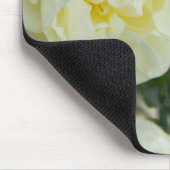 かわいい白いバラ前向きの マウスパッド (コーナー)