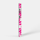 かわいい白いピンクのキスパターンのネックタイCase-Mate Samsung Galaxyケース (右側面)