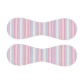 かわいい白いピンクのストライプ 野球ボール (パネル)