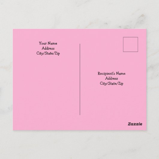 かわいい白い子犬のイースターバニーの耳のPosを着て ポストカード (裏面)