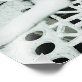 かわいい白い子犬の写真の拡大 フォトプリント            (角)