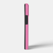 かわいい白い子犬の写真3つ名前ピンク Case-Mate iPhoneケース (裏面 / 右)
