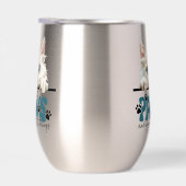 かわいい白い子猫の手足楽しむと (右面)