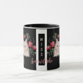 かわいい白い猫のマグカップ猫の名前 マグカップ (中央)