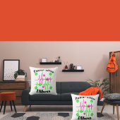 かわいい白い猫の手足のバイブモダンスおもしろい クッション