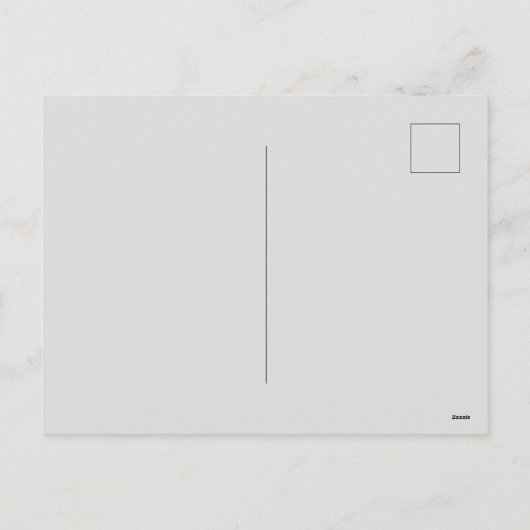 かわいい白い羊と絵のような山 シーズンポストカード (裏面)