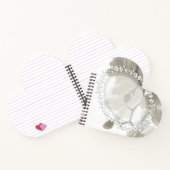 かわいい白い蘭 ノートブック (内部)