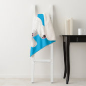 かわいい白い西ハイランドテリアの漫画 シェルパブランケット (インサイチュ)