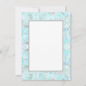 かわいい白い雪だるま (裏面)