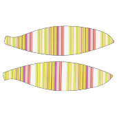 かわいい白い黄色のストライプ バスケットボール (パネル)