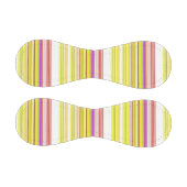 かわいい白い黄色のストライプ 野球ボール (パネル)