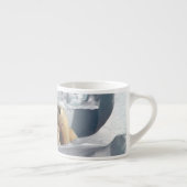 かわいい白くまのカブスの北極野性生物のエスプレッソのマグ エスプレッソカップ (右)