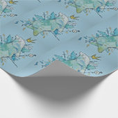 かわいい白くまの包装紙 ラッピングペーパー (角)