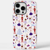 かわいい白くるみ割りクリスマスパターン Case-Mate iPhoneケース (裏面)